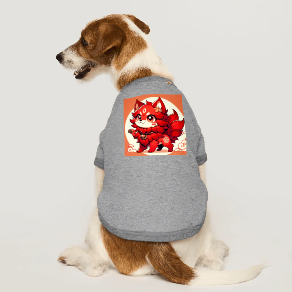 AutoArtistryのかわいいシーサーのアニメ風イラストグッズ Dog T-shirt