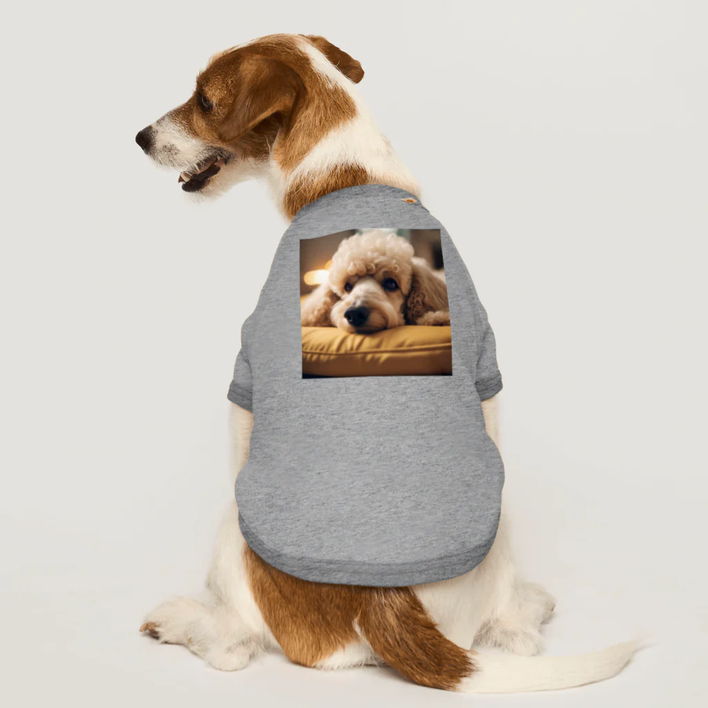 barkcutelyのリラックスプードル ドッグTシャツ