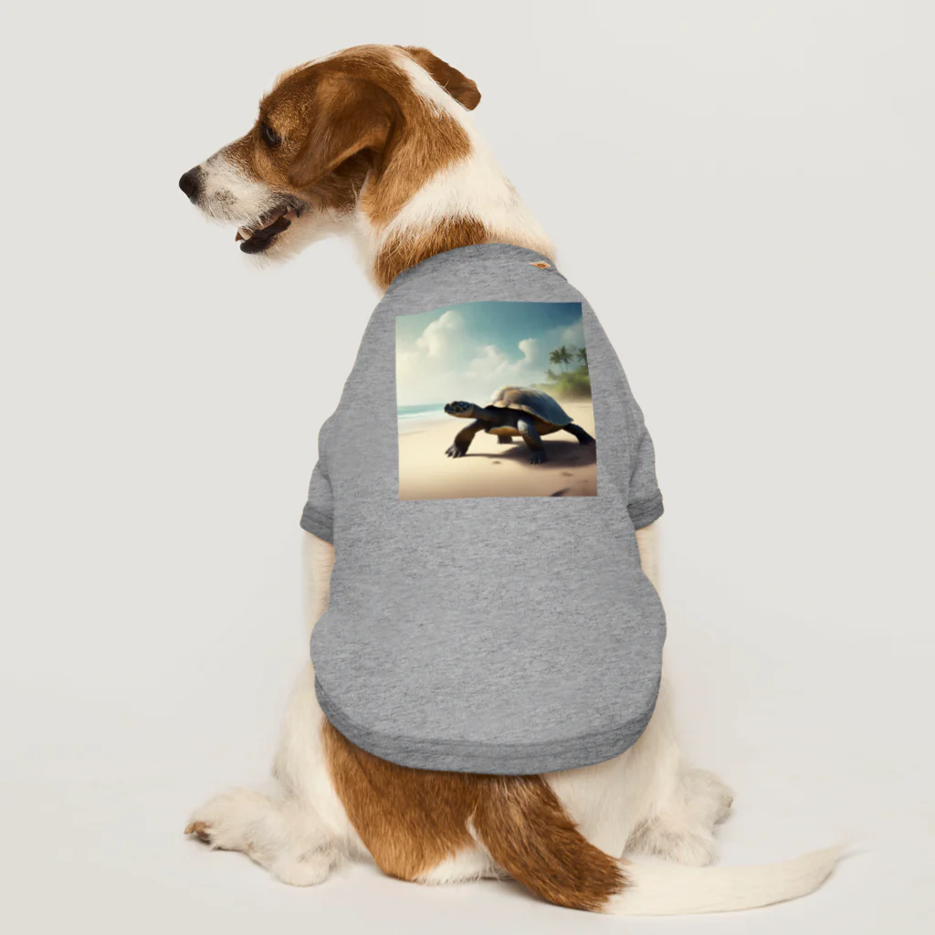 ZeroCreativeのかわいいペットのカメ Dog T-shirt