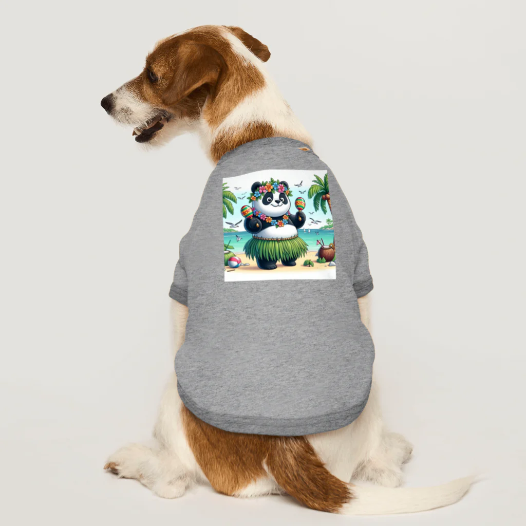 redpanda_pandaのパンダマラカス Dog T-shirt