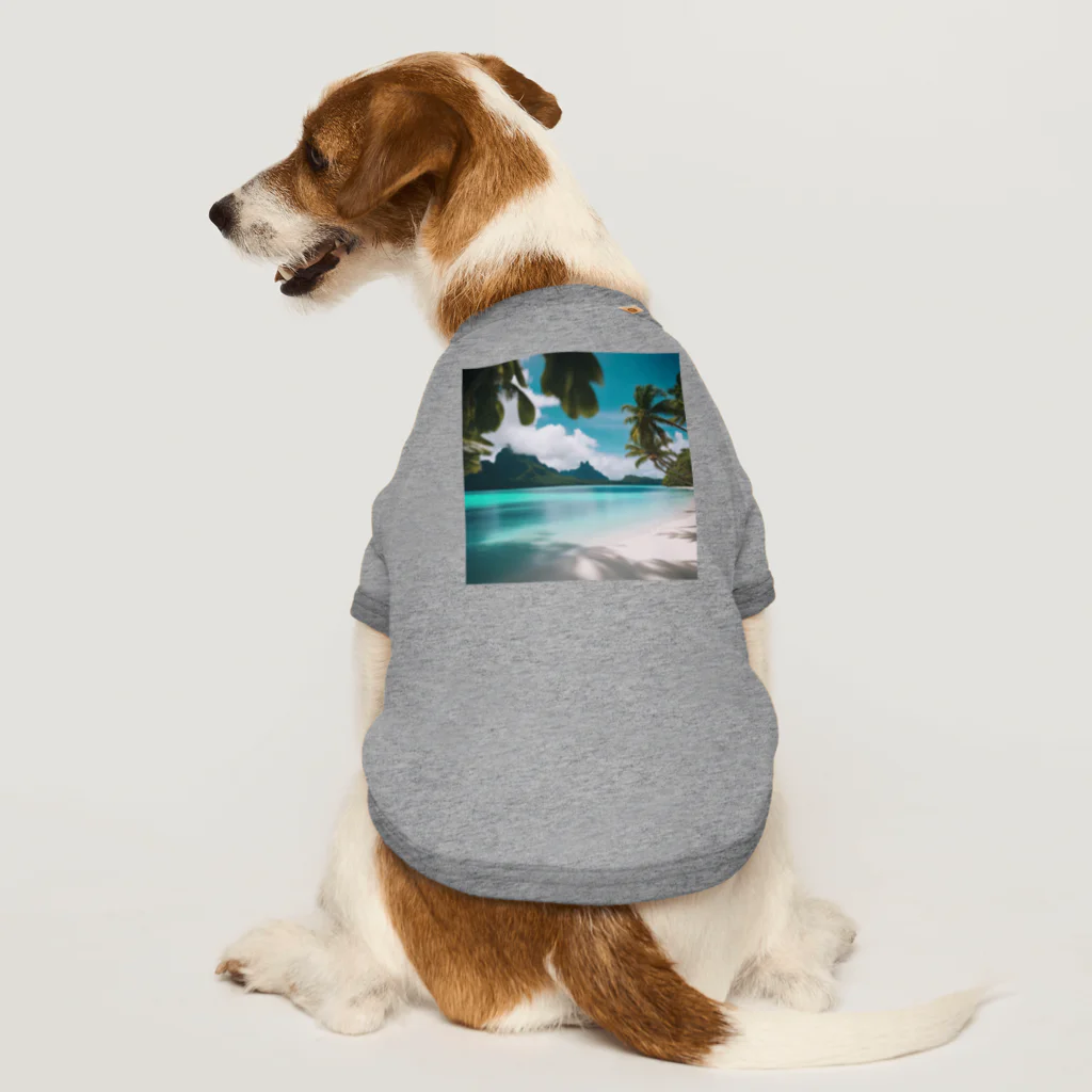 metametamonnのボラボラ島 Dog T-shirt