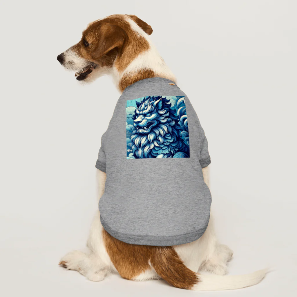 kenken-kenkenショップの青狛犬 Dog T-shirt