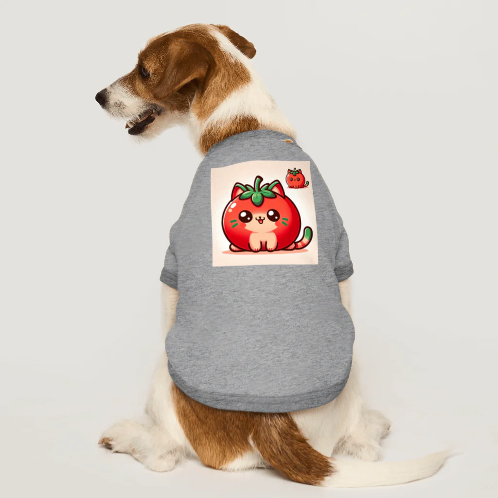 コウヘイのトマト猫 Dog T-shirt