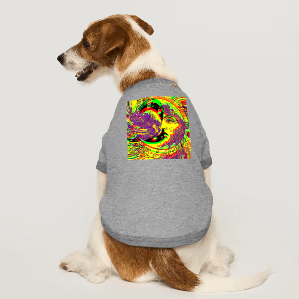 moon_takuanの小宇宙B「Microcosm B」 Dog T-shirt