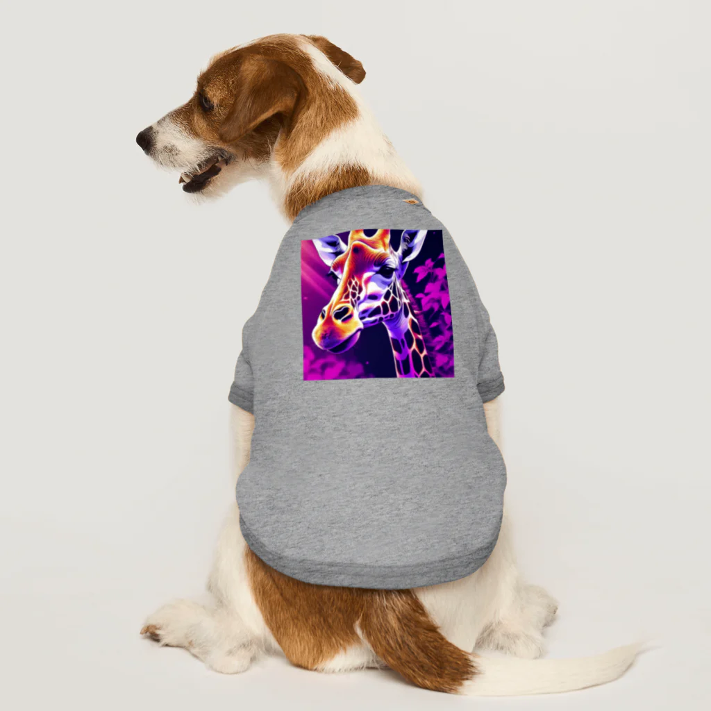 Goo!のキリン Dog T-shirt