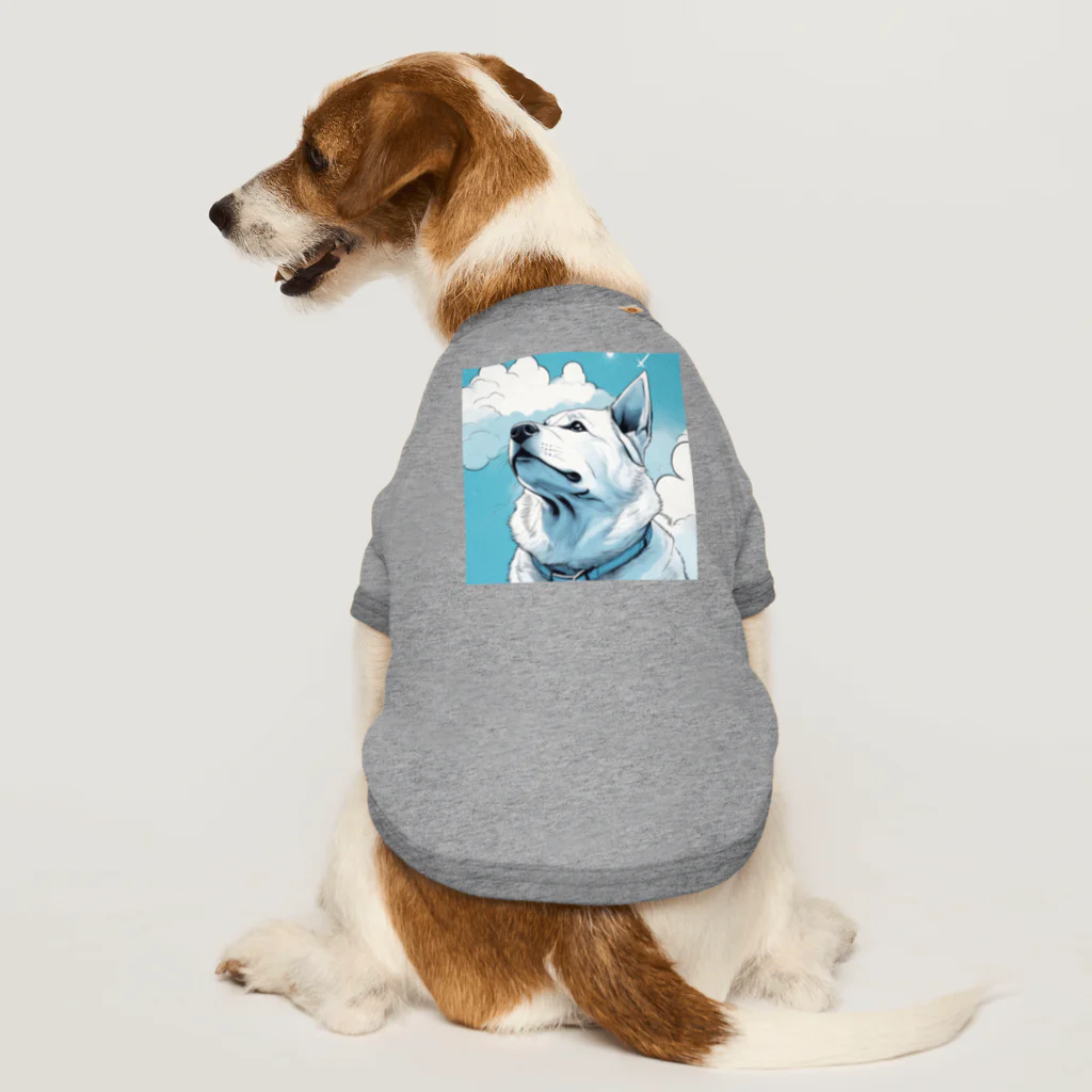 宗乙商店の我思う、我は秋田犬。 ドッグTシャツ