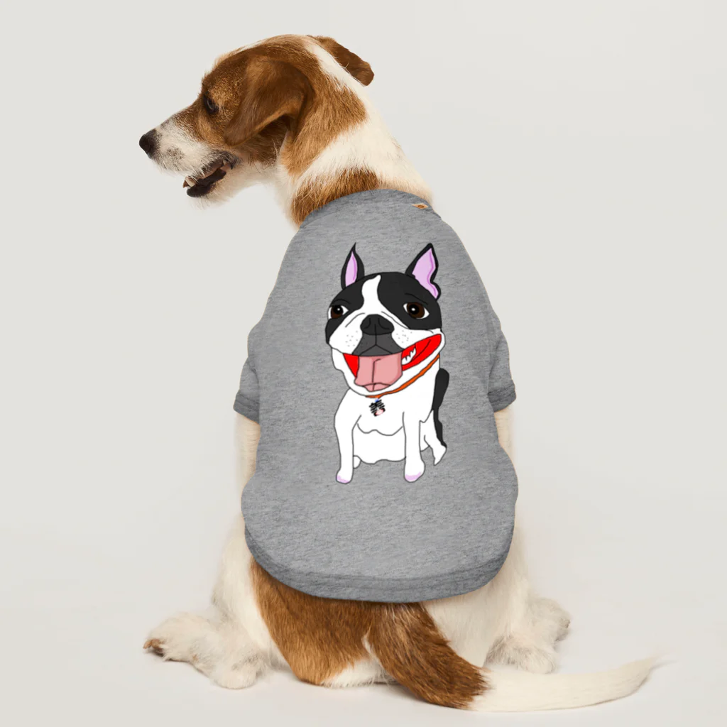 zenkouのボストンテリアちゃん Dog T-shirt