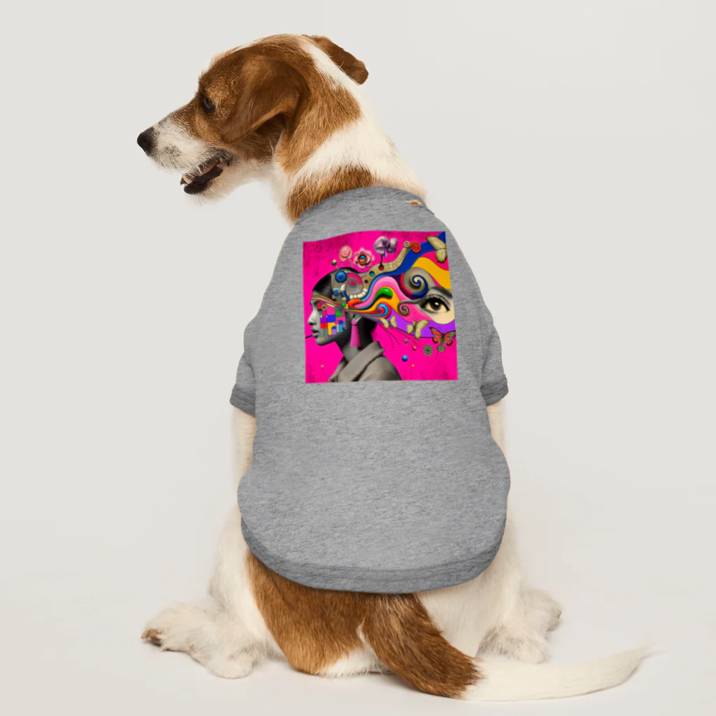 hirokikojimaの思考爆裂 Dog T-shirt