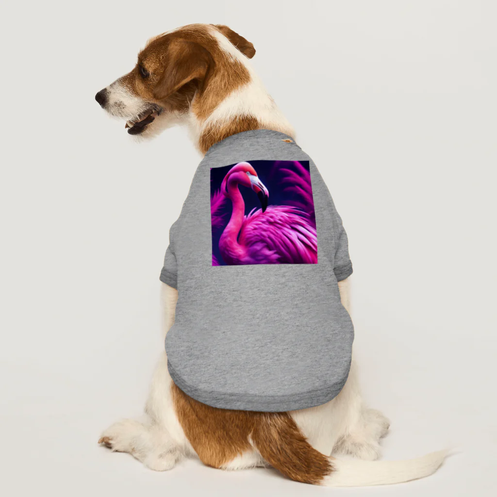 Kokoro-nagomu-Nagomiのフラミンゴ16 Dog T-shirt