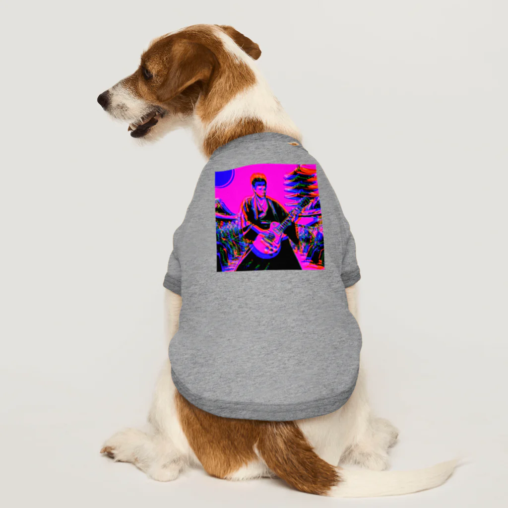 moon_takuanの高杉晋作とロック2「Shinsaku Takasugi and rock2」 Dog T-shirt