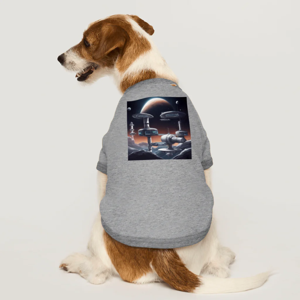 Banksy-sの1. Futura Space Station ドッグTシャツ