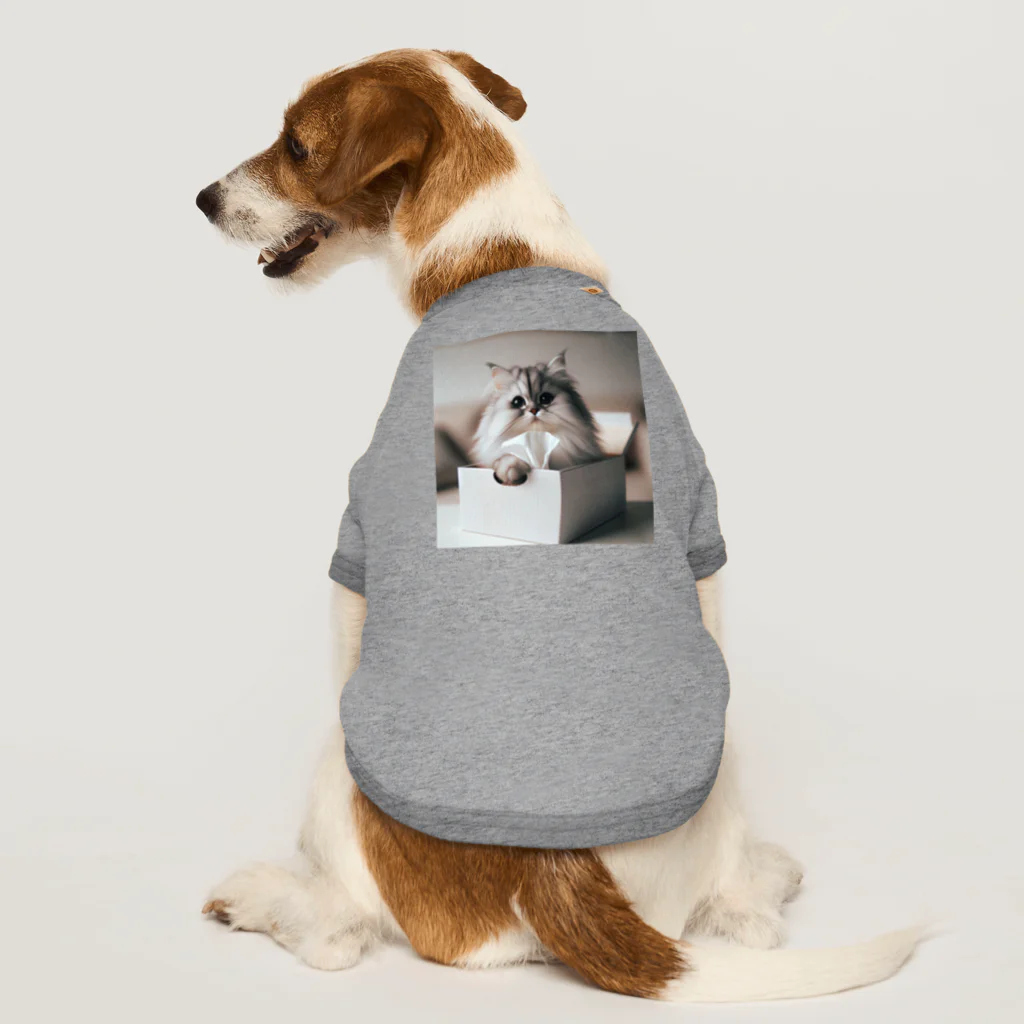パパネコの暖かいにゃ〜 Dog T-shirt