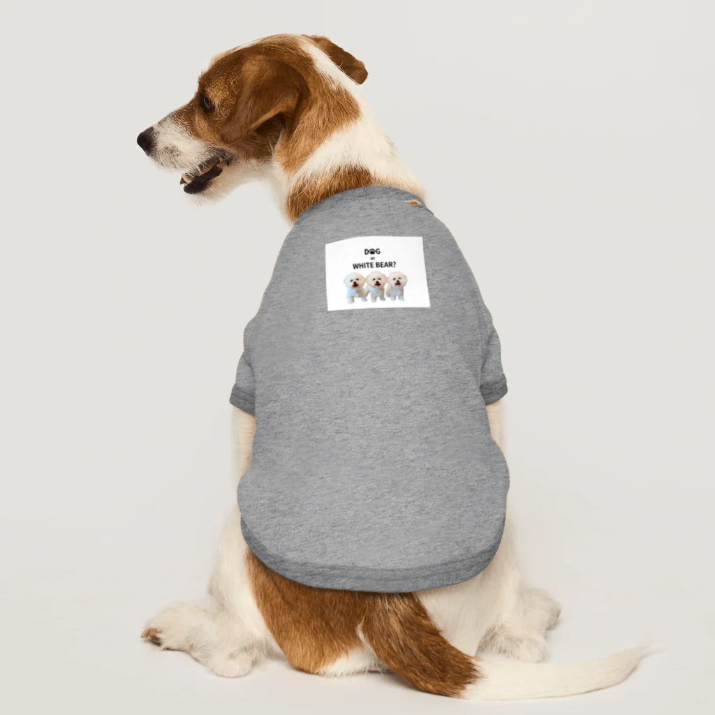 liabear_comのもふもふBEAR Dog T-shirt