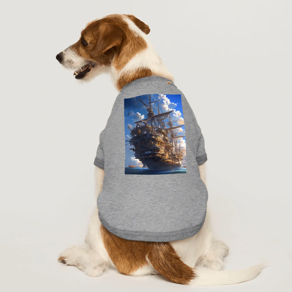 AQUAMETAVERSEの海賊船　なでしこ1478 Dog T-shirt