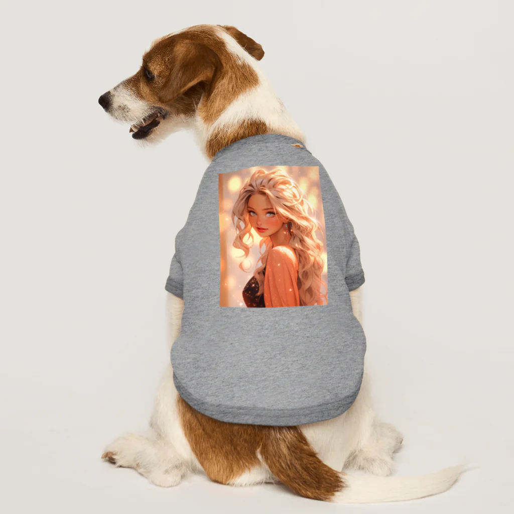 AQUAMETAVERSEの金髪女性、目にくぎつけ　なでしこ1478 Dog T-shirt