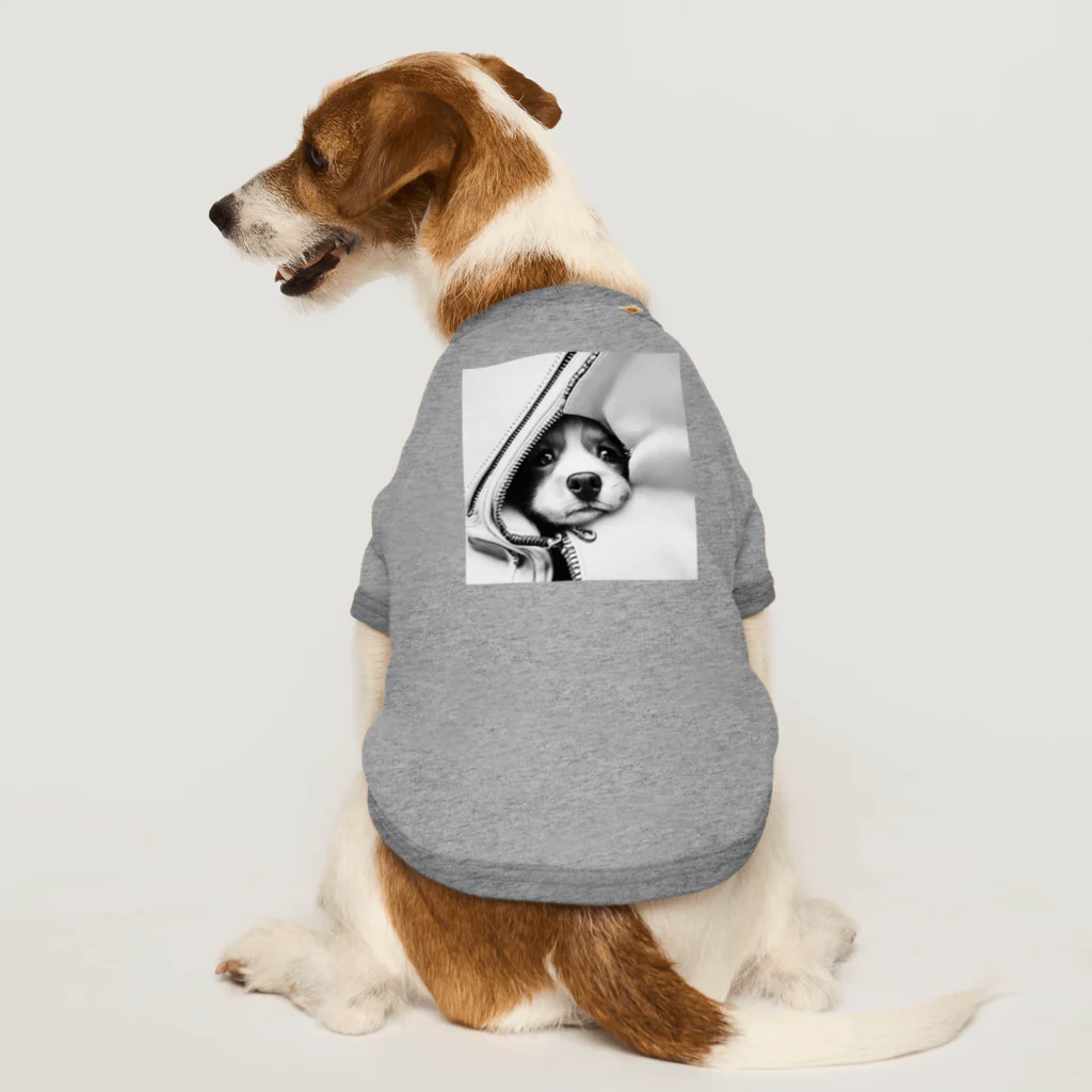 nakasato1979のジッパー犬 Dog T-shirt