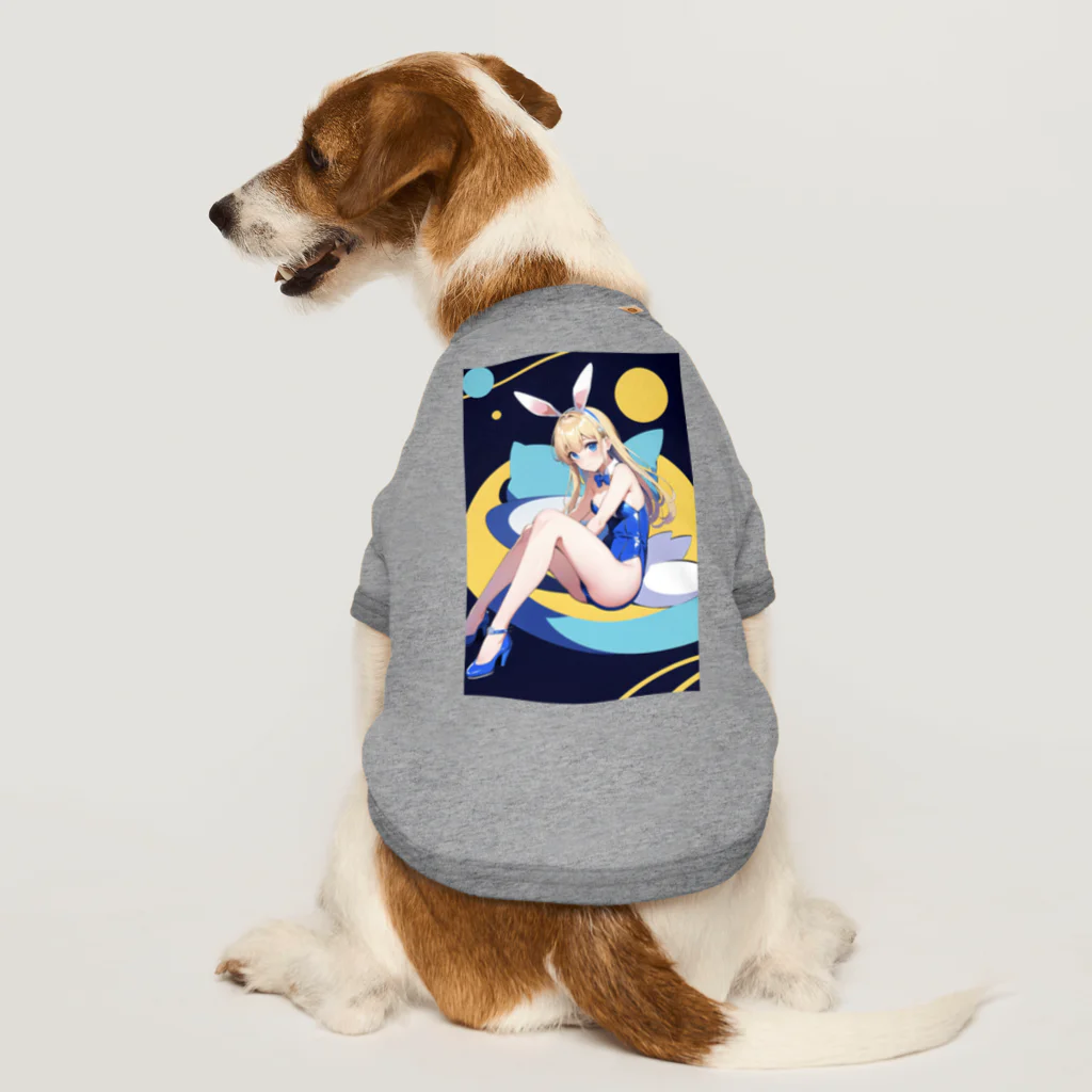 Animask-Storeのスペース・ラビ子ちゃん Dog T-shirt