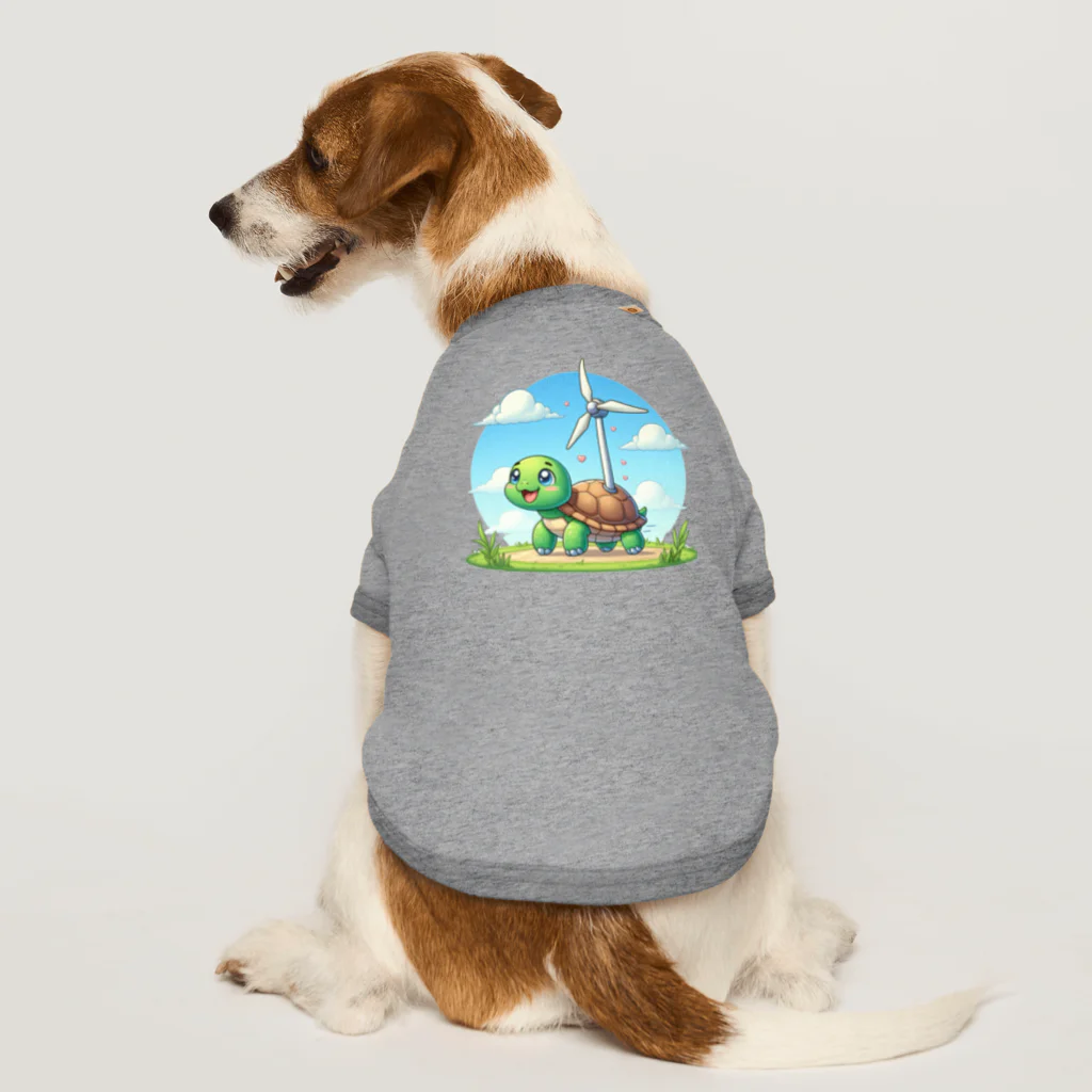 カメ好き屋のかめさん Dog T-shirt