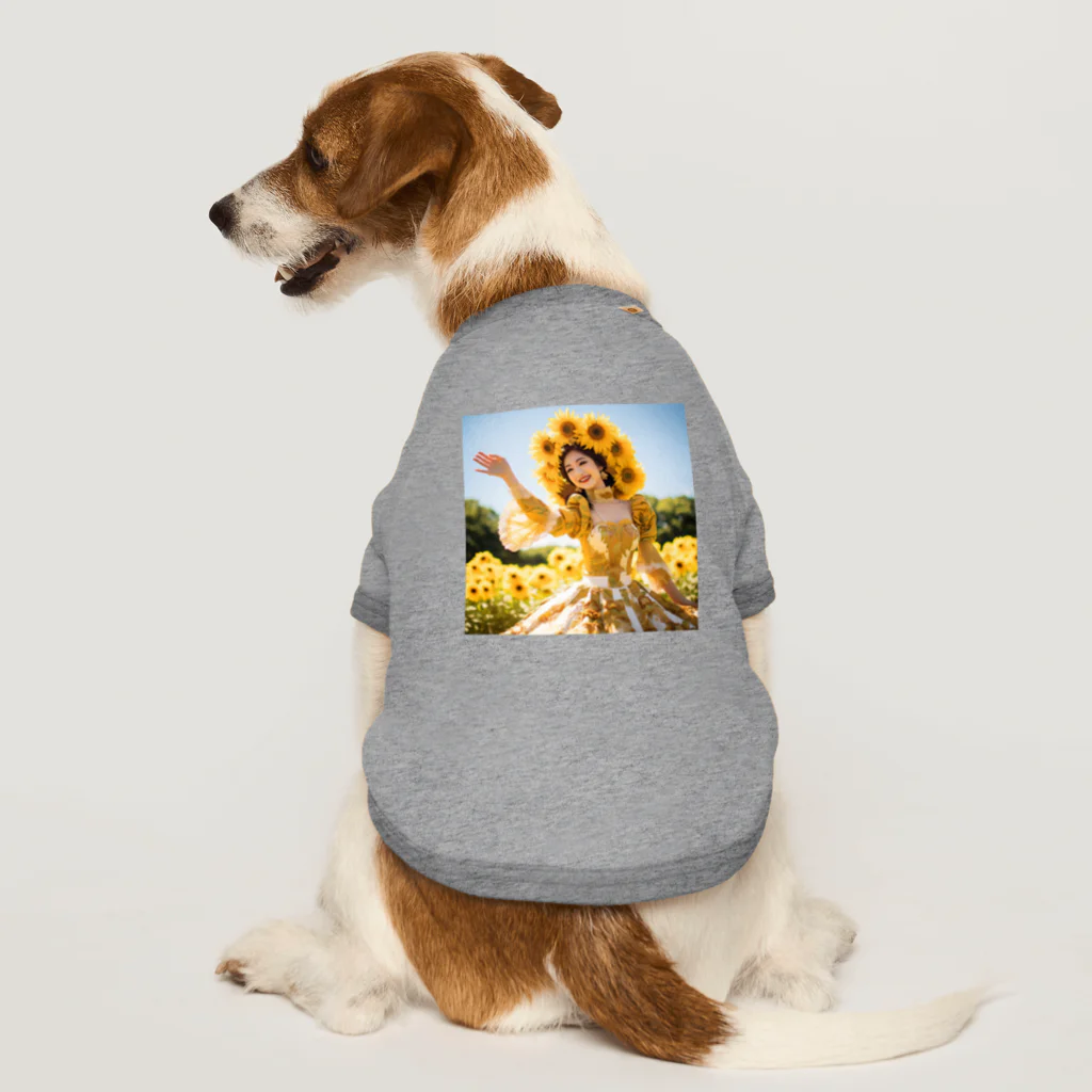 AQUAMETAVERSEのひまわり娘　クニちゃん　2496 Dog T-shirt