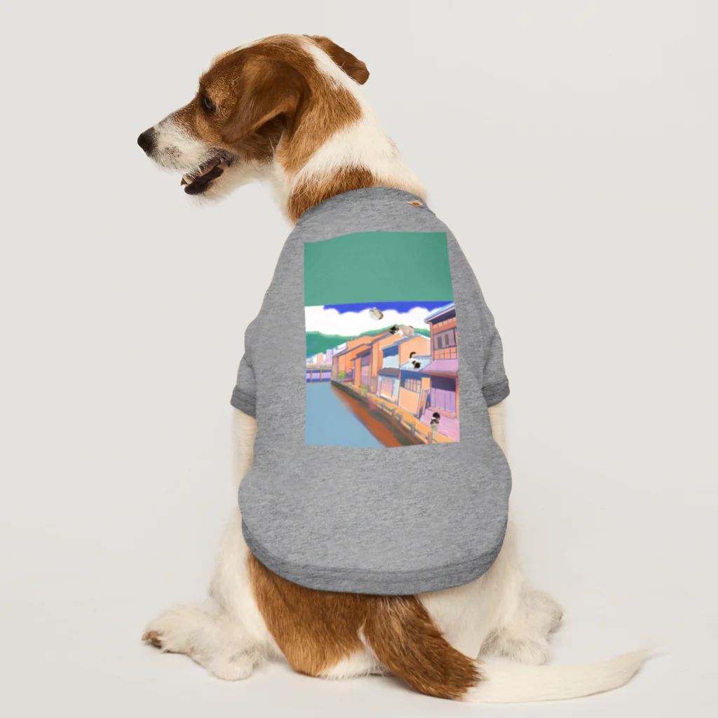 momo_emiの昔と猫 Dog T-shirt
