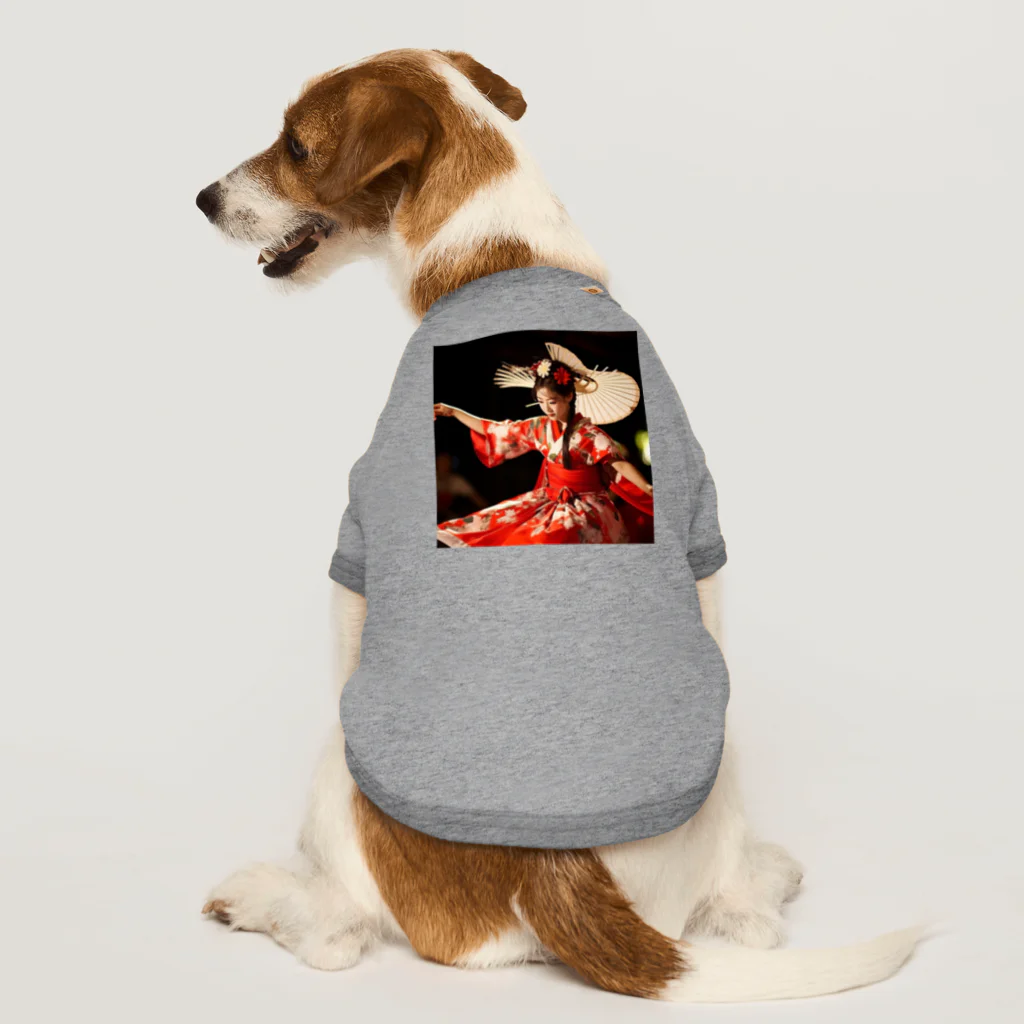 AQUAMETAVERSEの踊り情熱的で魅惑的　なでしこ1478 Dog T-shirt