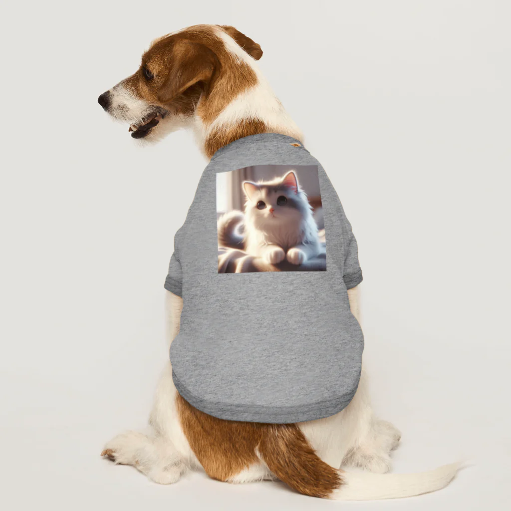 yos-1292583のねこニコばん Dog T-shirt