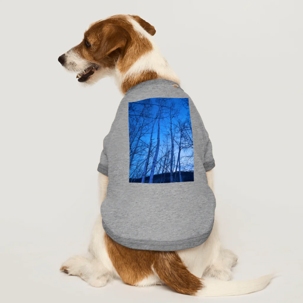 kayuuの神秘的な青い世界 Dog T-shirt