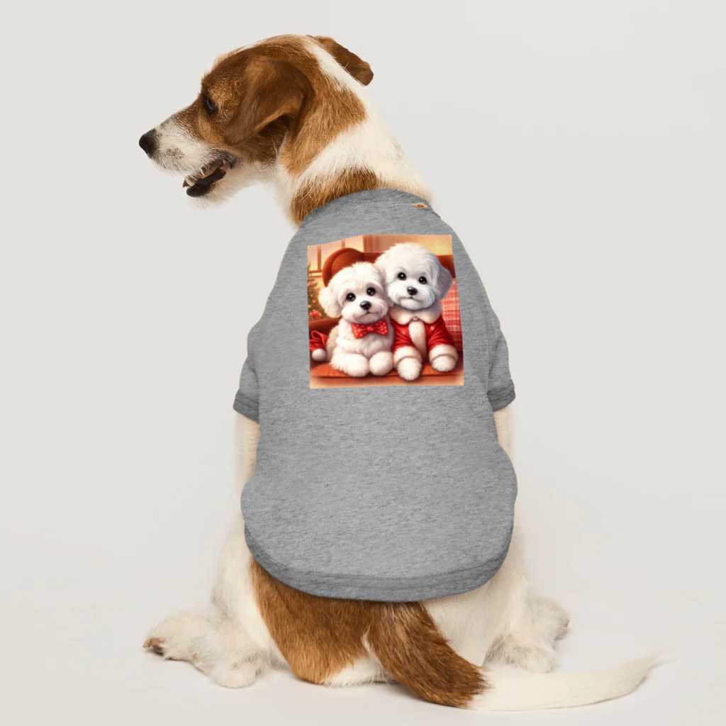 獣医学生の高橋さんのダブルマルチーズ Dog T-shirt