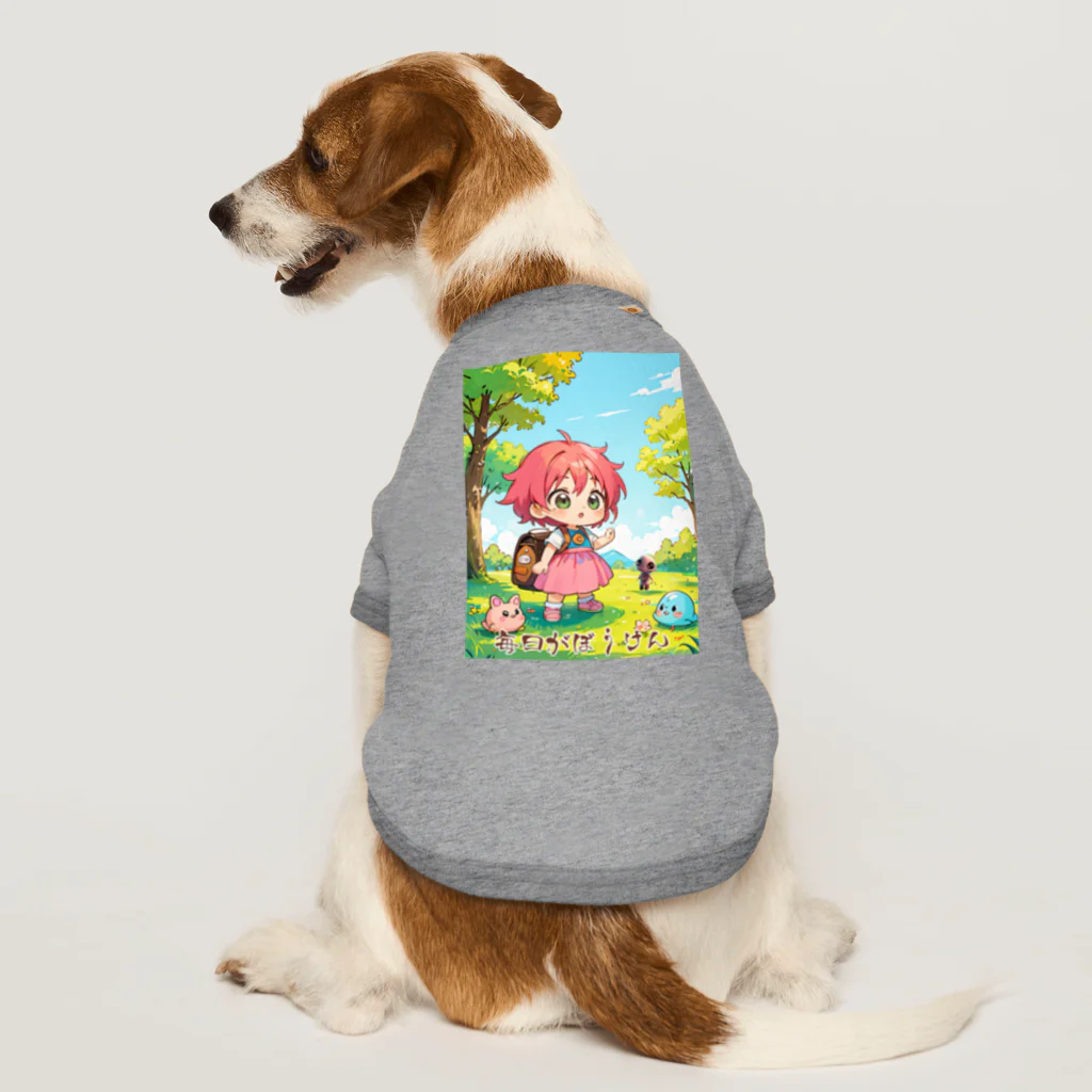 JUNの毎日が冒険 Dog T-shirt