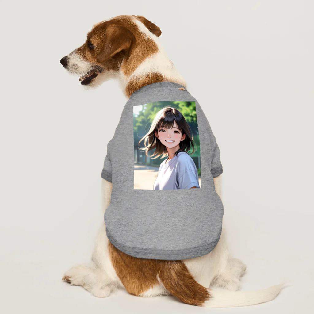 ZZRR12の元気をもらえる笑顔 Dog T-shirt