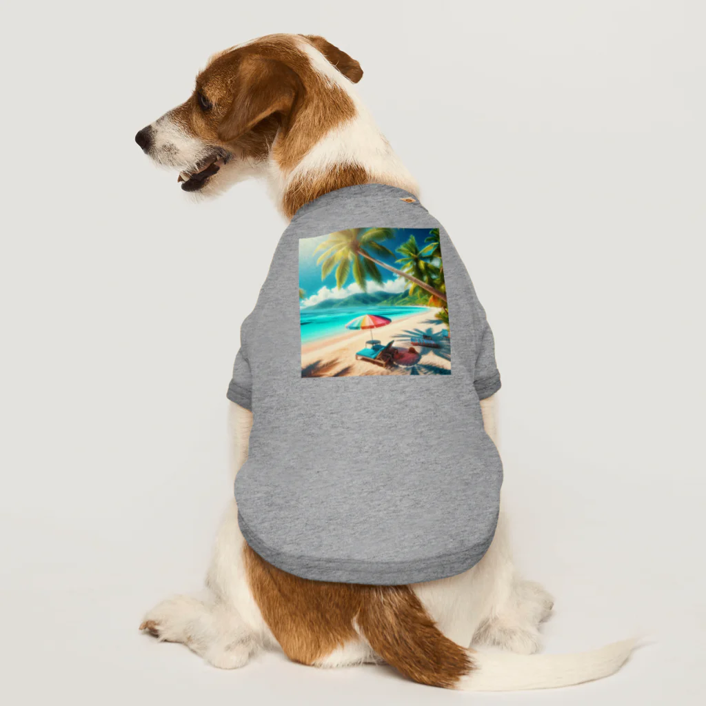 SWQAのビーチ Dog T-shirt