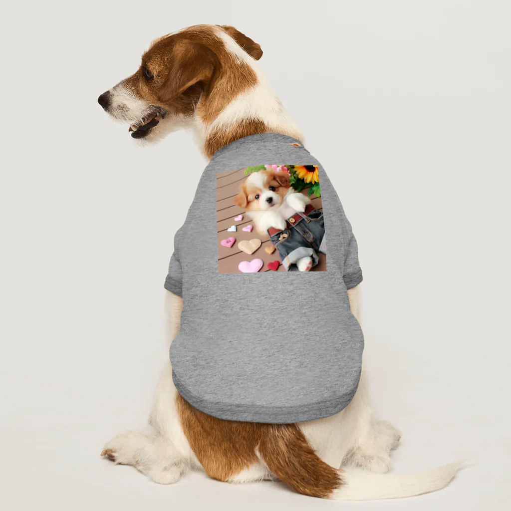 鈴木敏夫のジーパンがかわいいねー犬には　お似合いかも Dog T-shirt