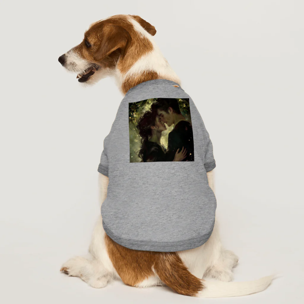 AQUAMETAVERSEの愛情溢れる幸せの瞬間　なでしこ1478 Dog T-shirt