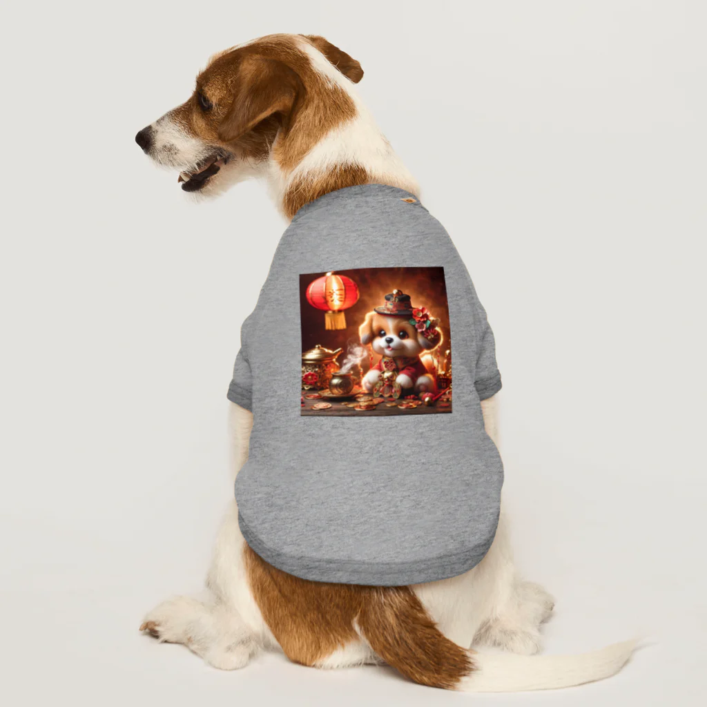 R-mayの金運アップの小型犬の神様 Dog T-shirt