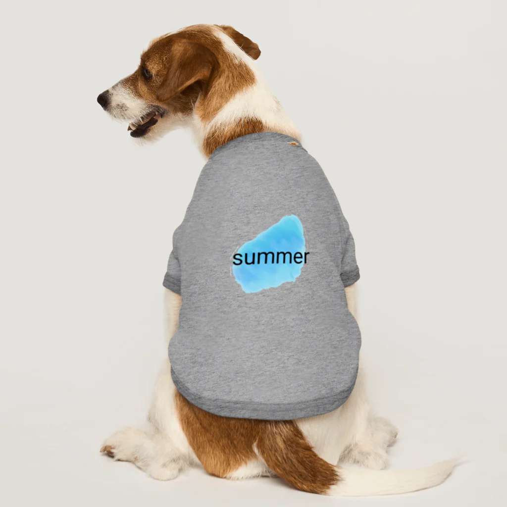 モカステのsummer Dog T-shirt