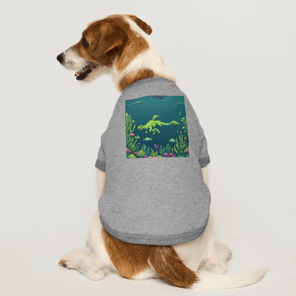 OTIRUBUTUBUTUの水？陸両用ザウルス Dog T-shirt