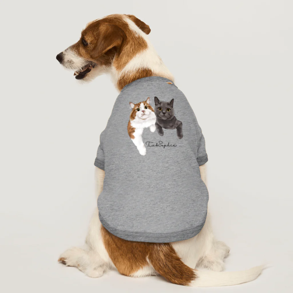 みきぞーん｜保護猫 ミッキー画伯と肉球とおともだちのsophie tiv Dog T-shirt