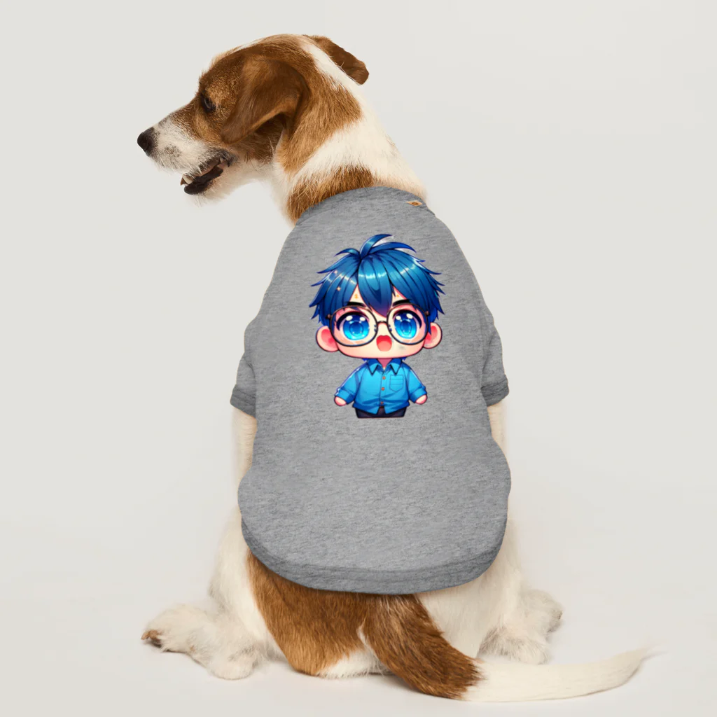 ちょいぽちゃシリーズ、旅行屋さんのちょいボチャ勇太くんキャラグッズ Dog T-shirt