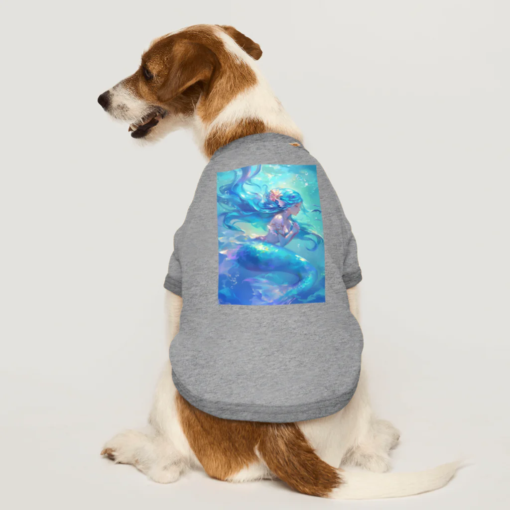 AQUAMETAVERSEの大切な人を想う人魚姫　7883 Dog T-shirt