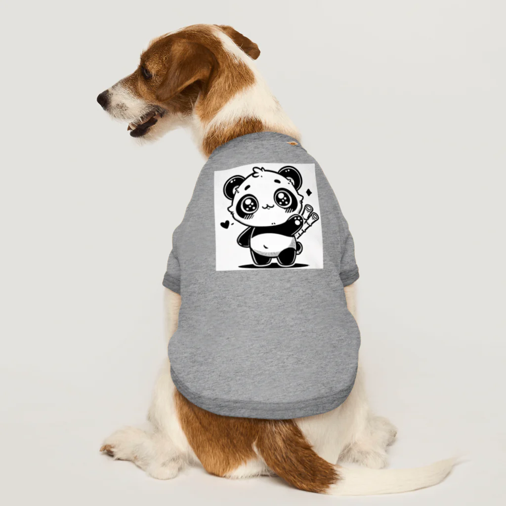 YSDNのかわいいパンダ Dog T-shirt