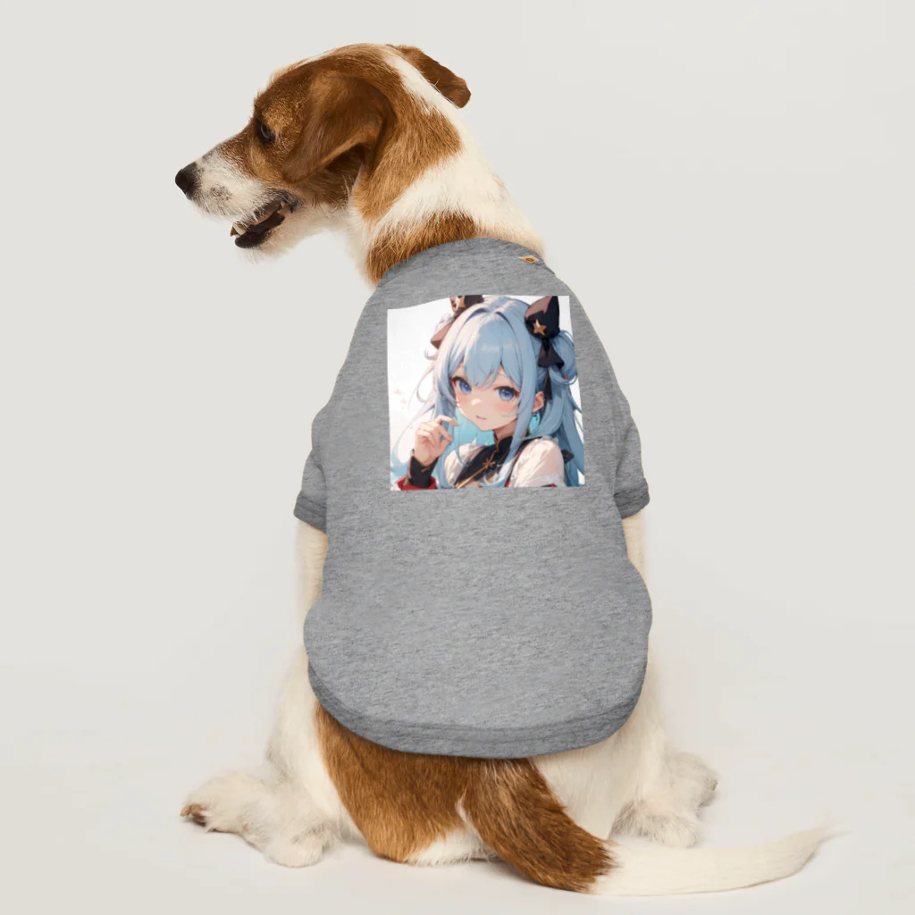 hazukimikanのあおにゃん Dog T-shirt