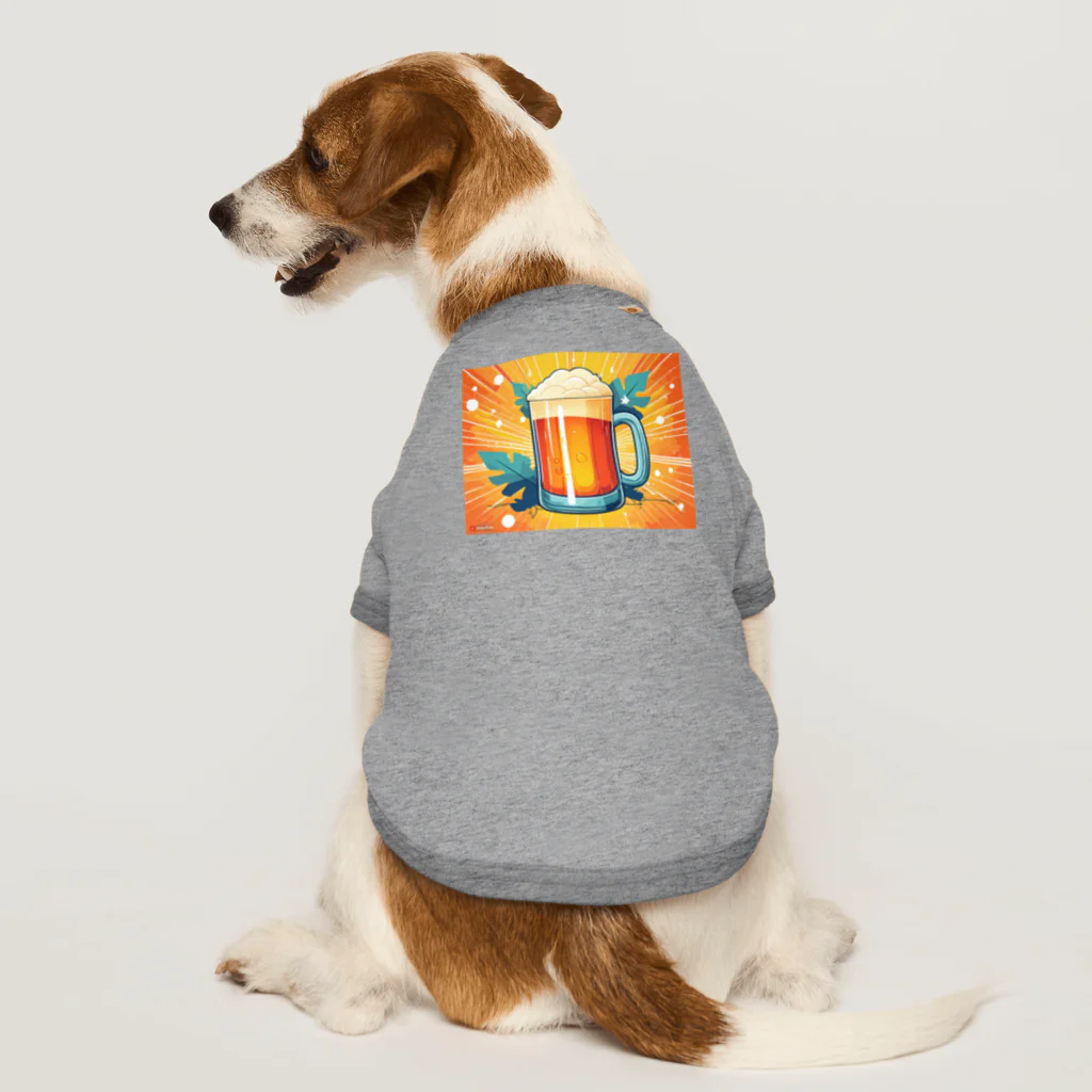 山田綾の夏到来ビールグッズ！Beerで皆で盛り上がろう！ Dog T-shirt