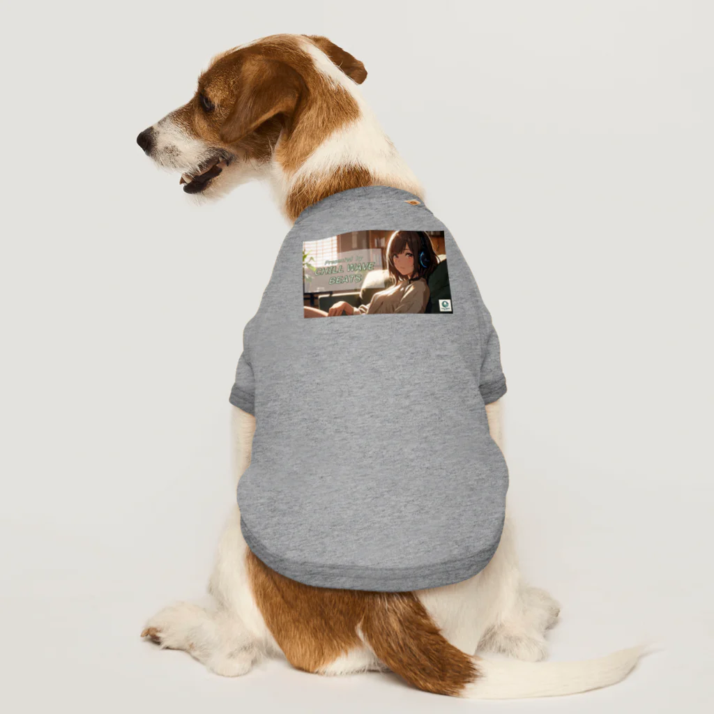 ChillWaveBeatsのNO MUSIC, NO CHILL LIFE🎵 005 Dog T-shirt