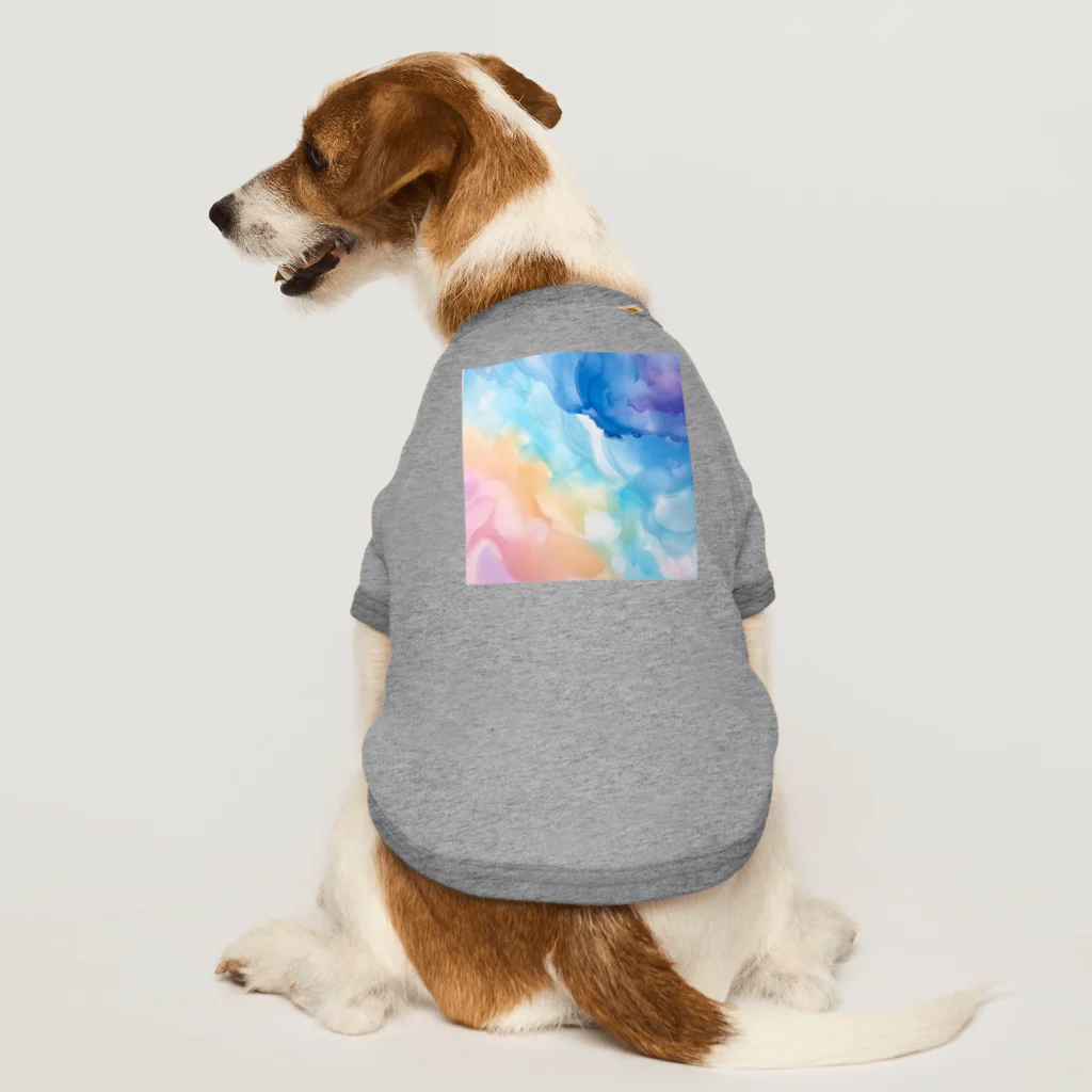 chan-takehaniの夢幻のカラーパレット Dog T-shirt