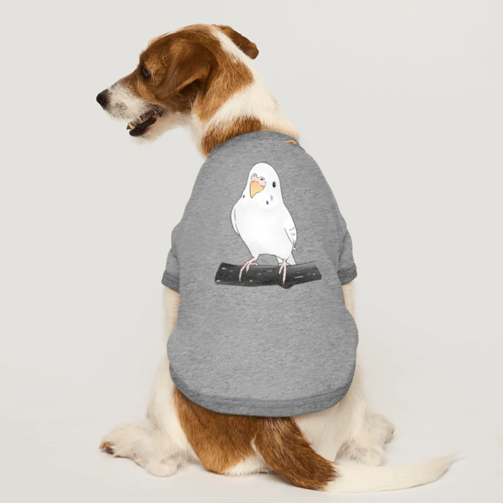 まめるりはことりのまったりセキセイインコちゃん【まめるりはことり】 Dog T-shirt