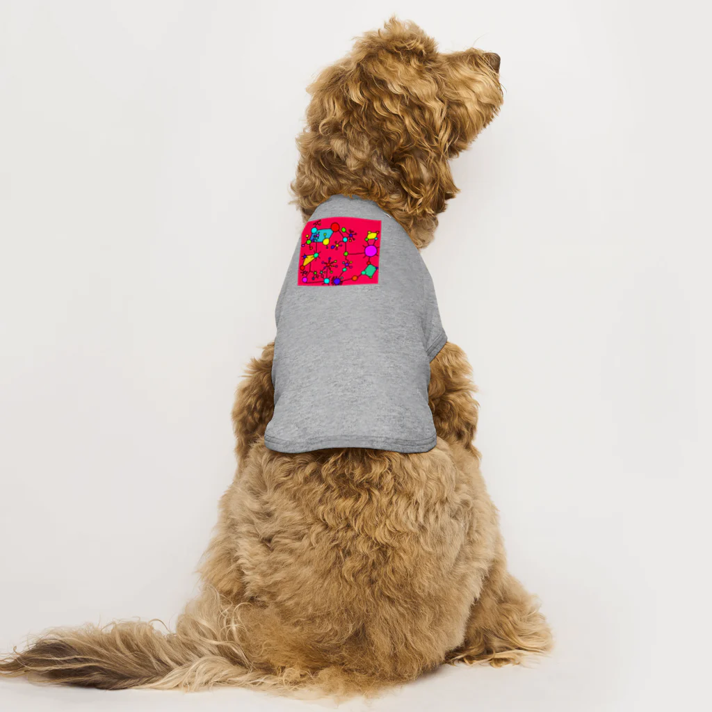 komodo-dachshundのカラフルポップ Dog T-shirt