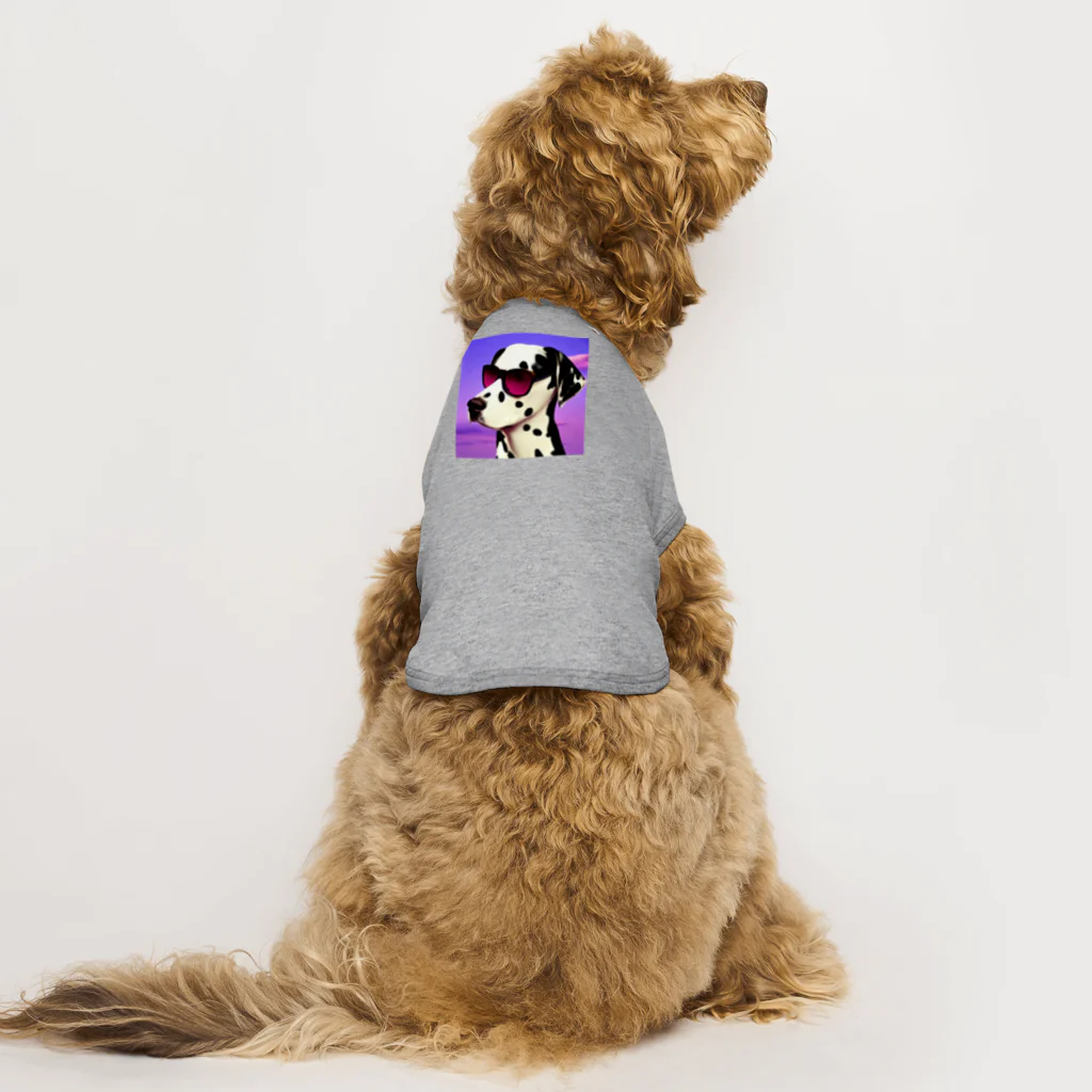 miekoriのsunglasses dog ドッグTシャツ