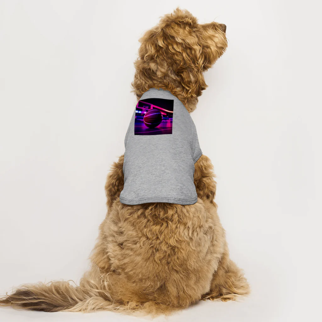 QuirkyRockeyのNEONB Dog T-shirt