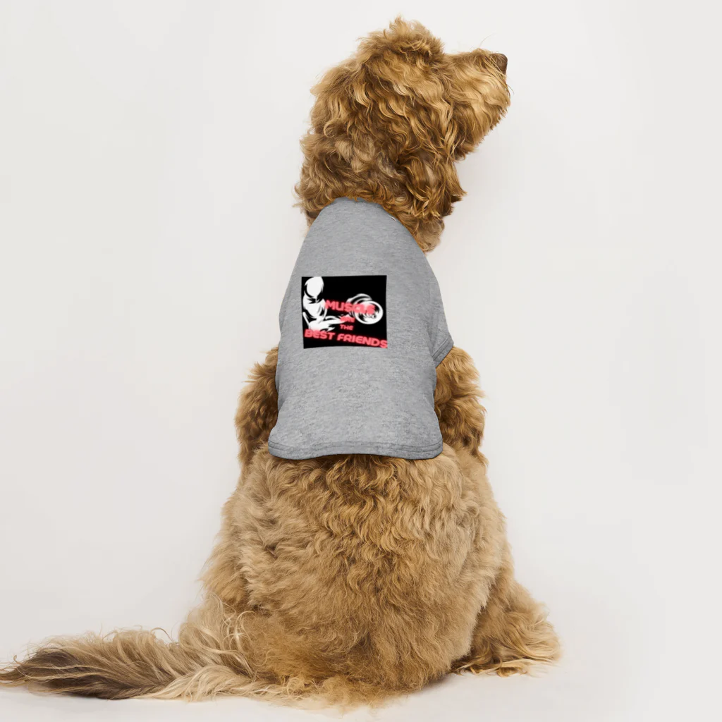 XmasaのMuscles are the best friends Dog T-shirt