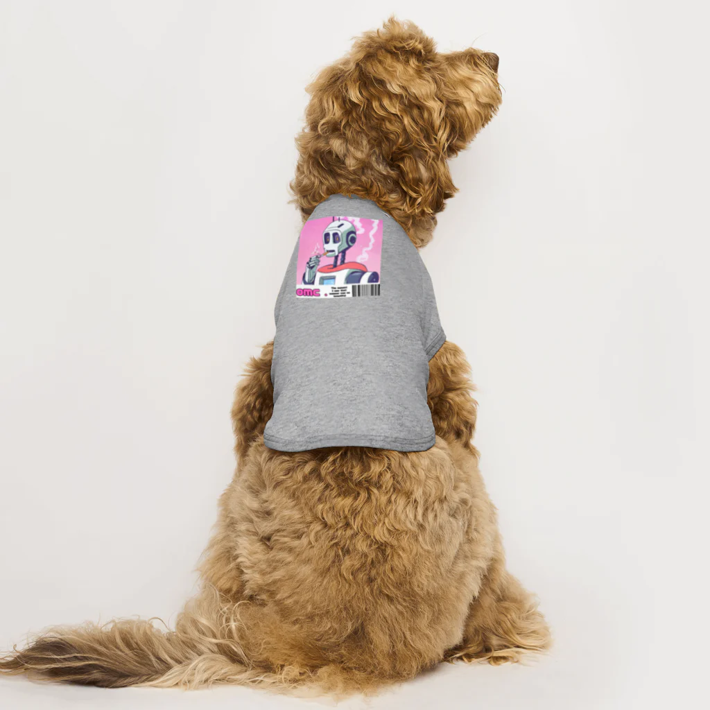 おもちショップの一服ロボットさん Dog T-shirt